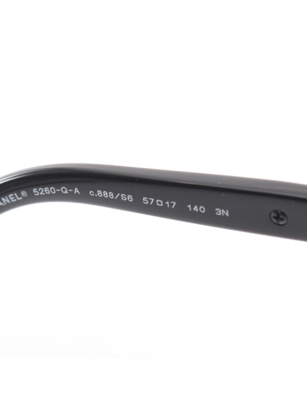 Chanel Sunglasses CC Logo Leather - Picture 5 of 7